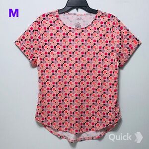 M - NWT St John’s Bay Printed Short-Sleeve Top